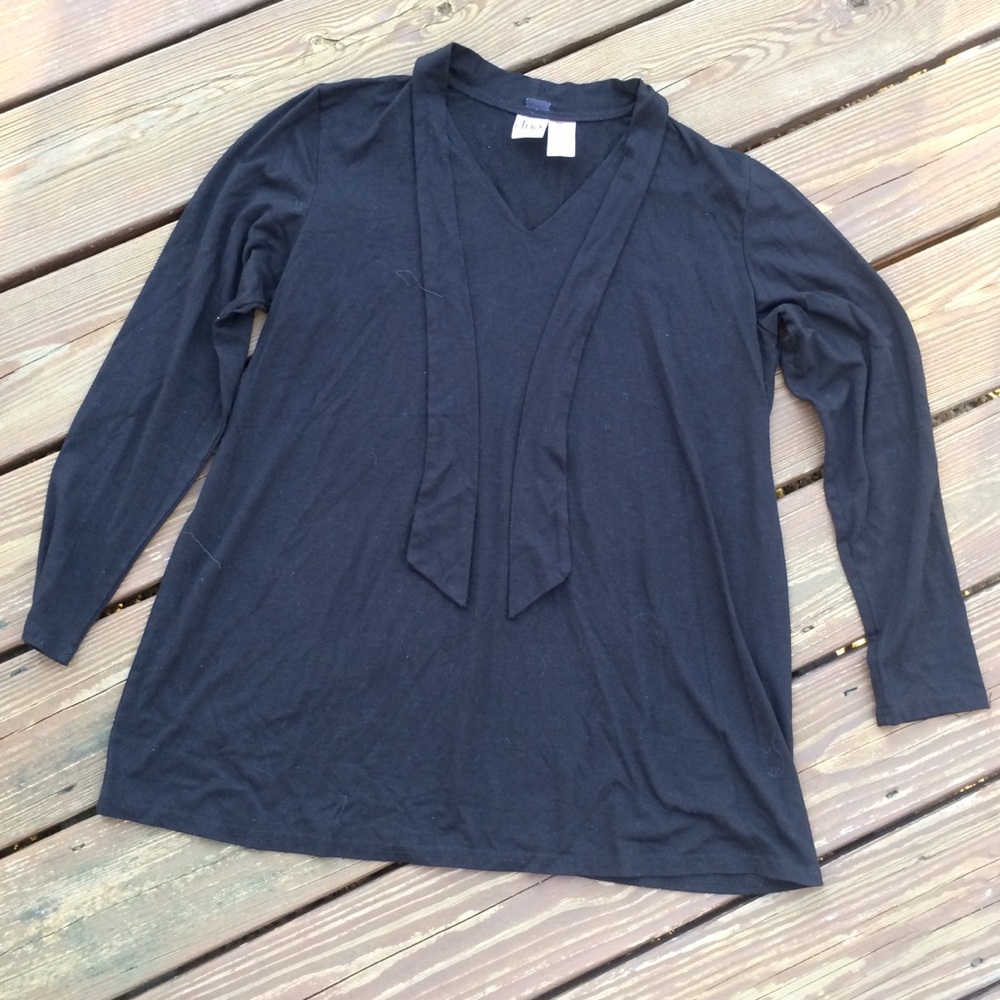 🤰Maternity Black Long Sleeve Dress Top